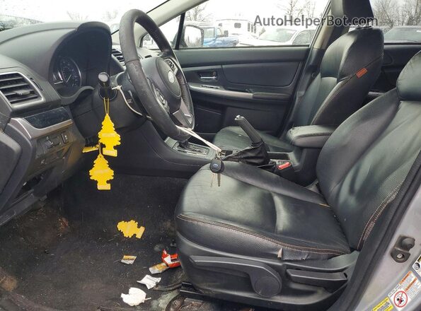 JF2GPAKC7HH232259 2017 SUBARU CROSSTREK Silver Вид салону спереду