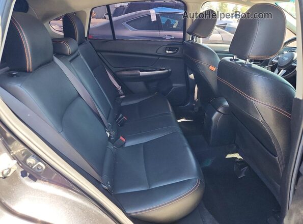 JF2GPALC4G8212127 2016 SUBARU CROSSTREK Gray უკანა სავარძლების ხედი