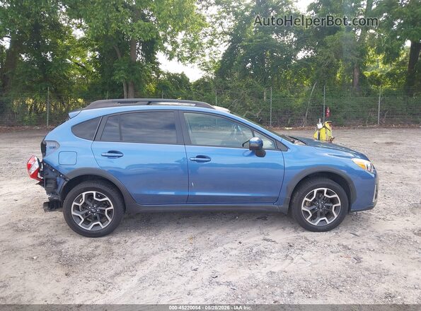 JF2GPALC4HH242696 2017 SUBARU CROSSTREK Синий Вид задней части салона