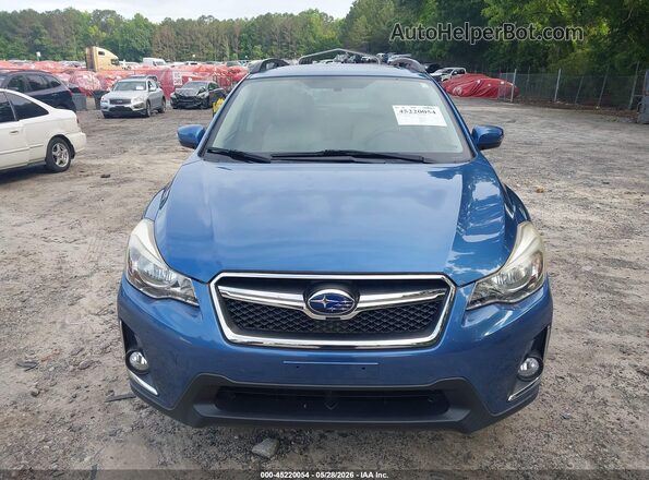 JF2GPALC4HH242696 2017 SUBARU CROSSTREK Синий Вид щитка приборов