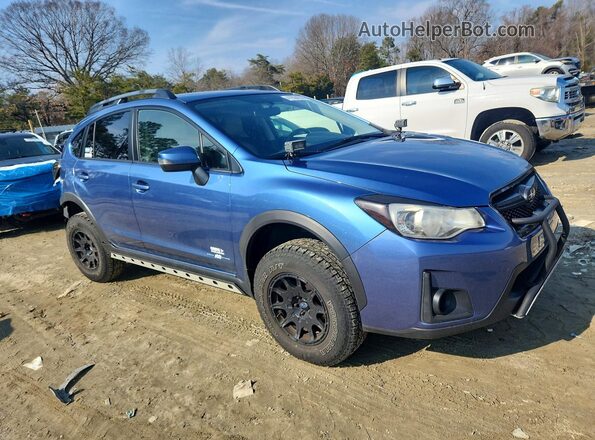 JF2GPALC5HH240679 2017 SUBARU CROSSTREK Blue Przód prawy