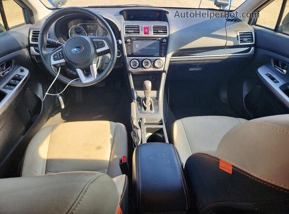 JF2GPALC5HH240679 2017 SUBARU CROSSTREK Blue Widok deski rozdzielczej
