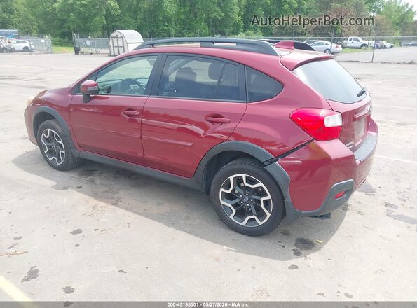 JF2GPALC9G8201933 2016 SUBARU CROSSTREK Maroon Հետևի ձախ