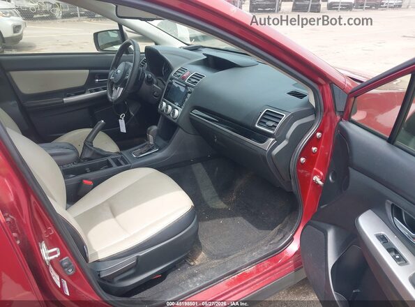 JF2GPALC9G8201933 2016 SUBARU CROSSTREK Maroon Սալոնի դիմացի տեսք