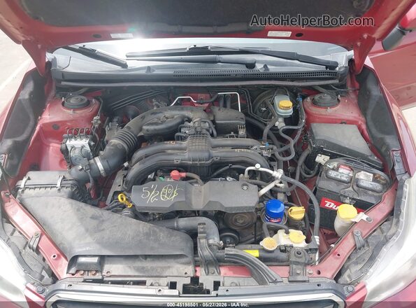 JF2GPALC9G8201933 2016 SUBARU CROSSTREK Maroon Հետևի տեսք