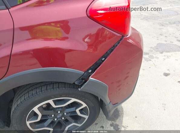 JF2GPALC9G8201933 2016 SUBARU CROSSTREK Maroon Դիմացի տեսք