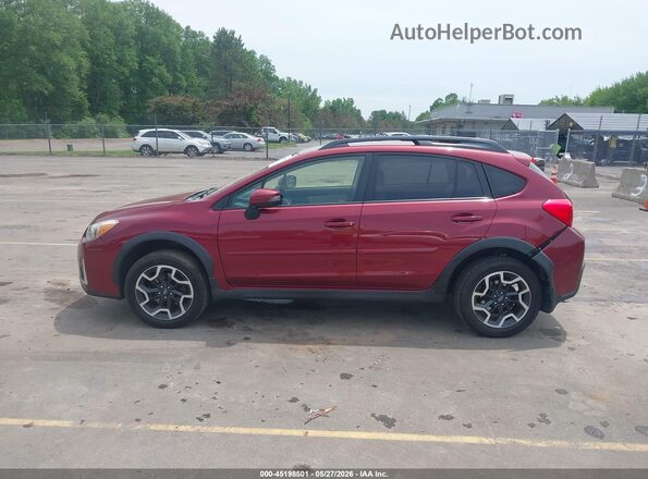 JF2GPALC9G8201933 2016 SUBARU CROSSTREK Maroon Սալոնի 360 աստիճան տեսք
