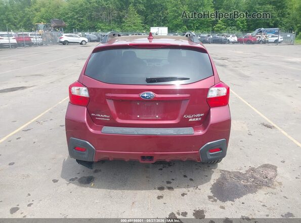 JF2GPALC9G8201933 2016 SUBARU CROSSTREK Maroon 