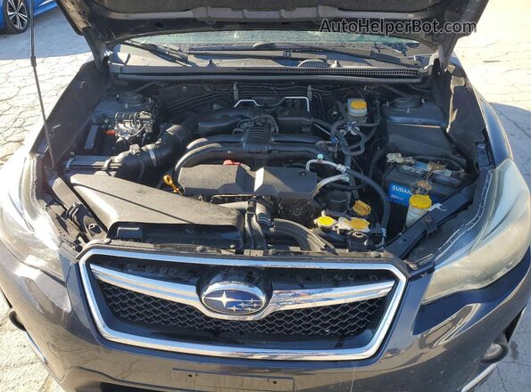 JF2GPANC1HH232303 2017 SUBARU CROSSTREK Gray Շարժիչի բաժամունքի տեսք