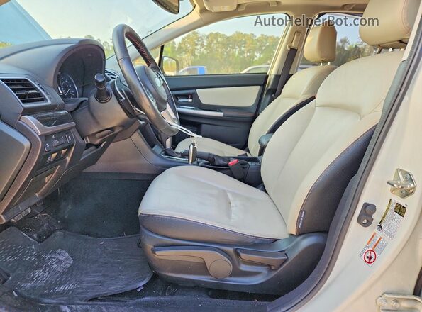 JF2GPANC7G8345543 2016 SUBARU CROSSTREK Белый Вид салона спереди