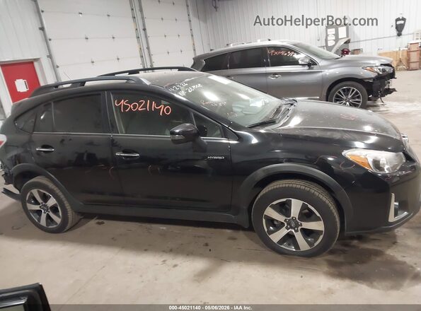 JF2GPBBC1GH245416 2016 SUBARU CROSSTREK HYBRID Black Սալոնի 360 աստիճան տեսք