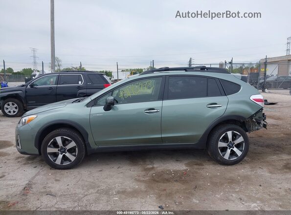 JF2GPBLC0GH202233 2016 SUBARU CROSSTREK HYBRID Green Սալոնի 360 աստիճան տեսք