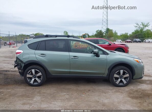 JF2GPBLC0GH202233 2016 SUBARU CROSSTREK HYBRID Green Սալոնի հետևի տեսք