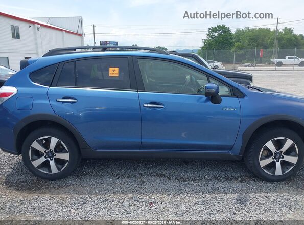 JF2GPBLC9GH248319 2016 SUBARU CROSSTREK HYBRID Blue Rear interior view