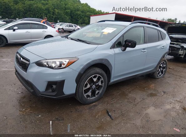 JF2GTAAC0JH308830 2018 SUBARU CROSSTREK Blue Передня ліва чверть