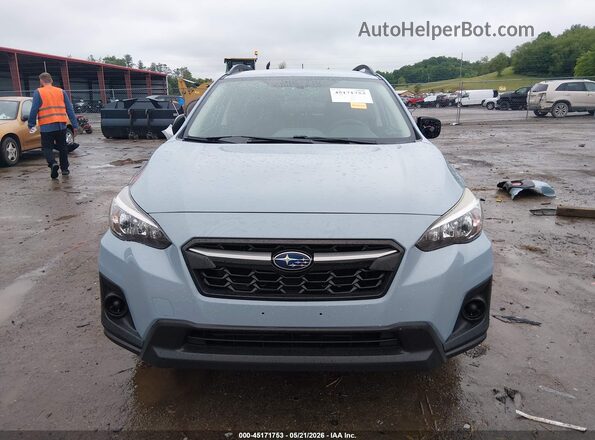 JF2GTAAC0JH308830 2018 SUBARU CROSSTREK Blue Вид задньої частини салону