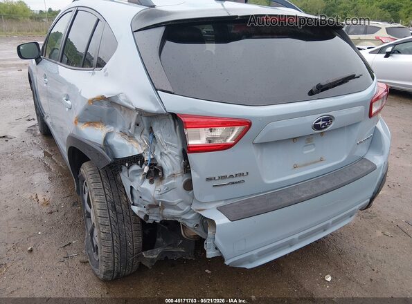 JF2GTAAC0JH308830 2018 SUBARU CROSSTREK Blue Вид спереду