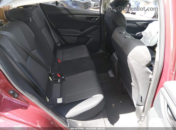 JF2GTAAC7KH341650 2019 SUBARU CROSSTREK Burgundy VIN კოდის სტიკერის ხედი