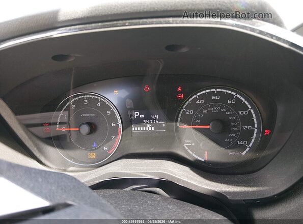 JF2GTAAC7KH341650 2019 SUBARU CROSSTREK Burgundy უკანა სავარძლების ხედი