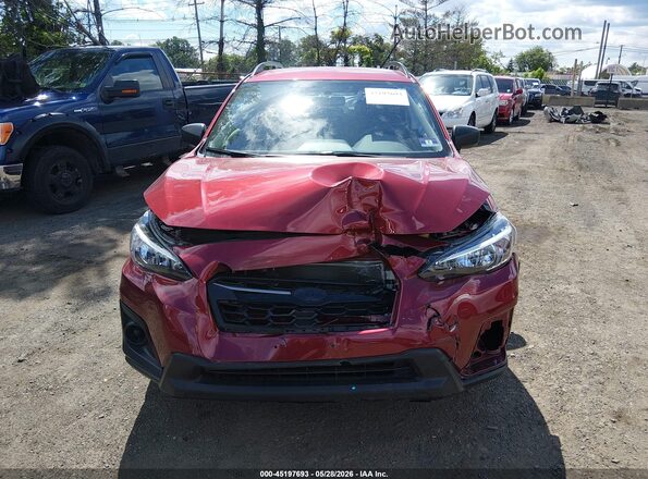 JF2GTAAC7KH341650 2019 SUBARU CROSSTREK Burgundy ხელსაწყოთა პანელის ხედი