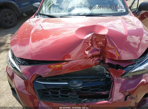 JF2GTAAC7KH341650 2019 SUBARU CROSSTREK Burgundy უკანა ხედი