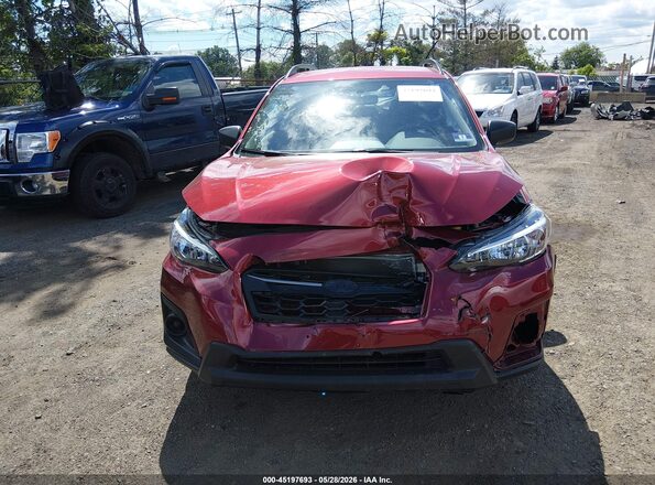 JF2GTAAC7KH341650 2019 SUBARU CROSSTREK Burgundy წინა ხედი