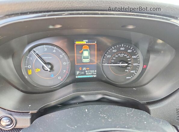 JF2GTABC0PH262455 2023 SUBARU CROSSTREK Gray Instrument cluster view