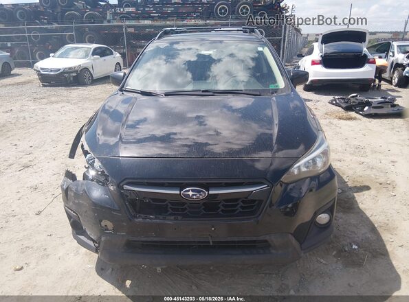 JF2GTABC1JH299716 2018 SUBARU CROSSTREK Черный Вид щитка приборов