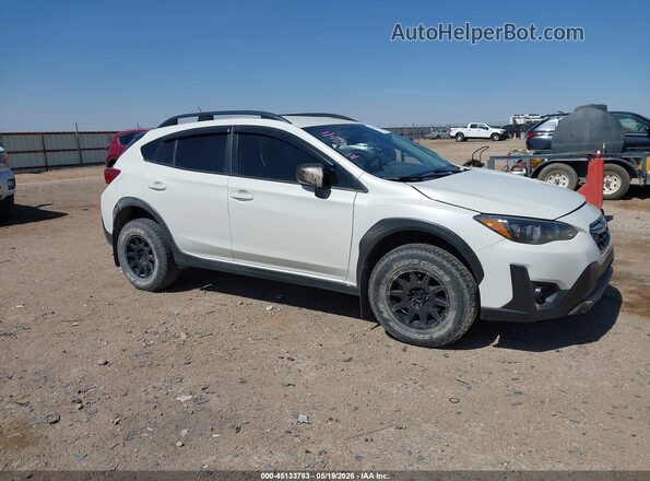 JF2GTABC1MH347798 2021 SUBARU CROSSTREK White Սալոնի 360 աստիճան տեսք