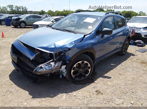 JF2GTABC2MH251212 2021 SUBARU CROSSTREK Blue Передня ліва чверть