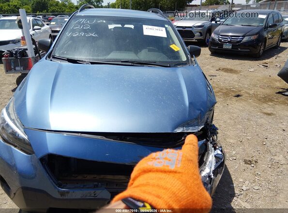 JF2GTABC2MH251212 2021 SUBARU CROSSTREK Blue Вид щитка приладів