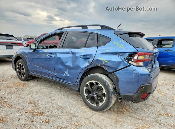 JF2GTABC3MH348547 2021 SUBARU CROSSTREK Blue Rear left