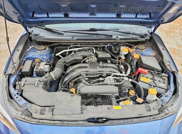 JF2GTABC3MH348547 2021 SUBARU CROSSTREK Blue Engine compartment view