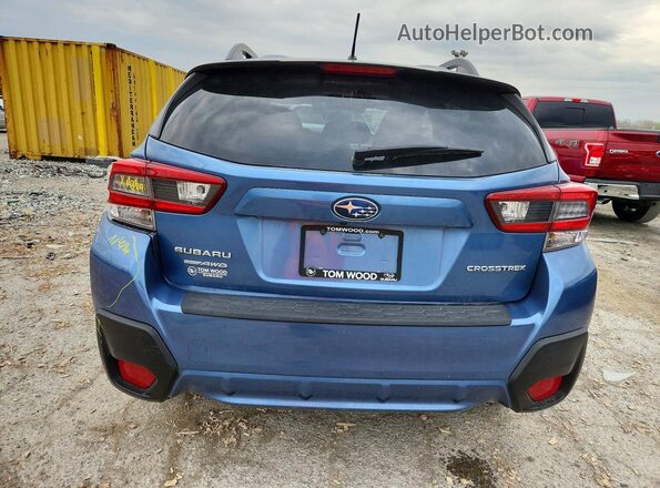 JF2GTABC3MH348547 2021 SUBARU CROSSTREK Blue Rear view
