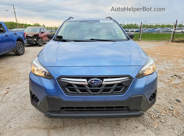 JF2GTABC3MH348547 2021 SUBARU CROSSTREK Blue Front view
