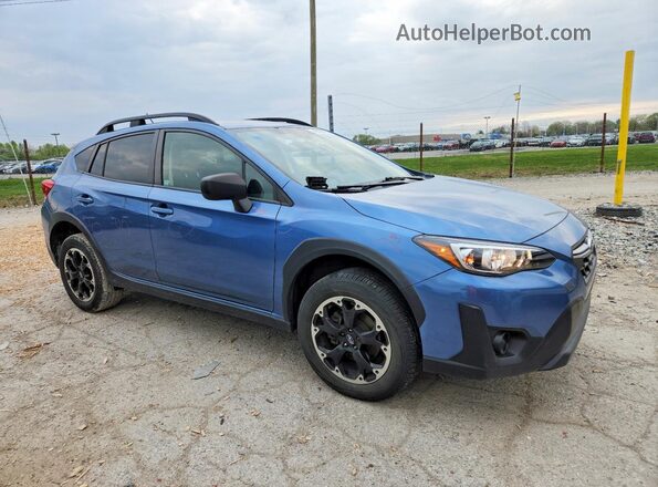 JF2GTABC3MH348547 2021 SUBARU CROSSTREK Blue Front right