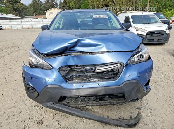 JF2GTABC4NH233554 2022 SUBARU CROSSTREK Blue Front view