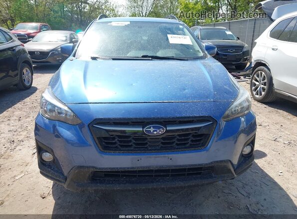 JF2GTABC5JH290453 2018 SUBARU CROSSTREK Blue ხელსაწყოთა პანელის ხედი