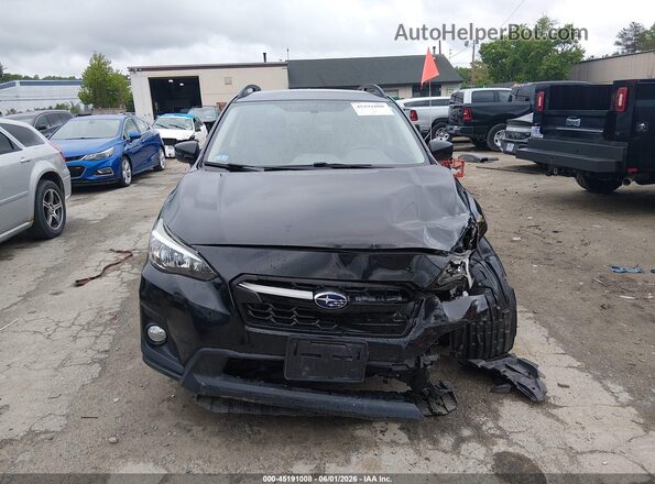 JF2GTABC6JH316140 2018 SUBARU CROSSTREK Black Вид щитка приладів