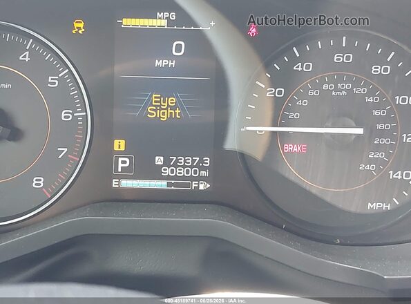 JF2GTABCXK8279269 2019 SUBARU CROSSTREK Black 