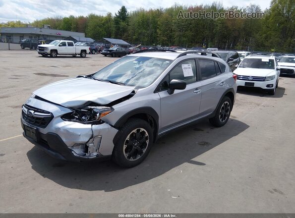 JF2GTABCXNH210134 2022 SUBARU CROSSTREK Silver Передня ліва чверть