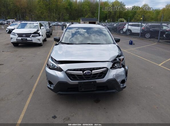 JF2GTABCXNH210134 2022 SUBARU CROSSTREK Silver Вид спереду