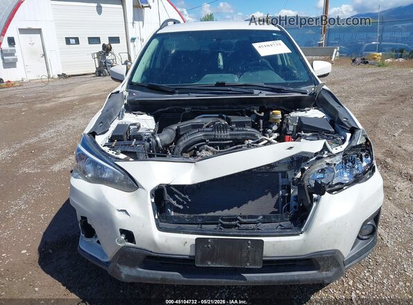 JF2GTACC1K8325344 2019 SUBARU CROSSTREK White Vista interior trasera