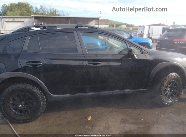 JF2GTACC2K8253229 2019 SUBARU CROSSTREK Black Սալոնի հետևի տեսք