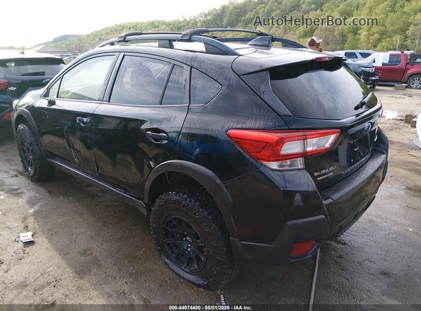 JF2GTACC2K8253229 2019 SUBARU CROSSTREK Black Հետևի ձախ