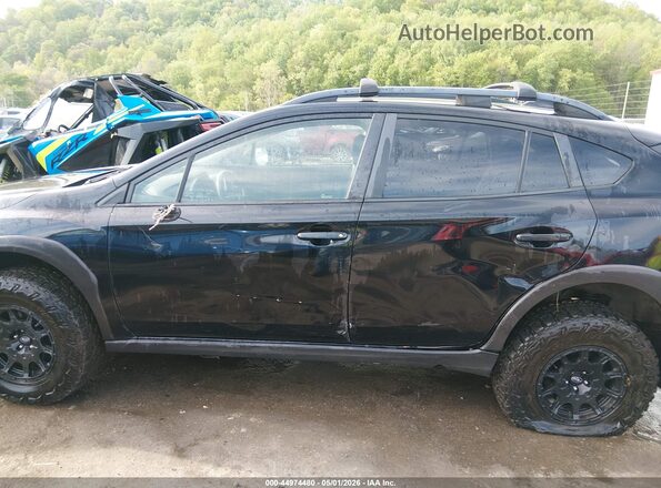 JF2GTACC2K8253229 2019 SUBARU CROSSTREK Black Սալոնի 360 աստիճան տեսք