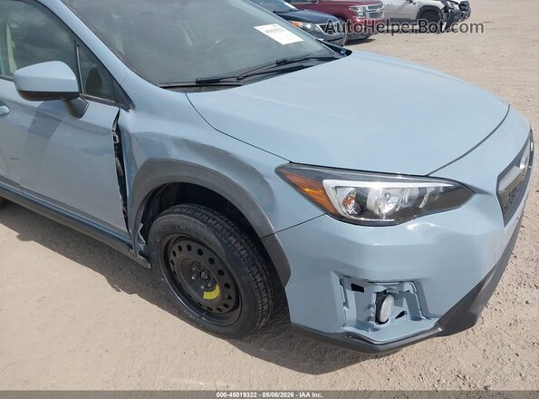 JF2GTACC3JH303733 2018 SUBARU CROSSTREK Blue Vista frontal
