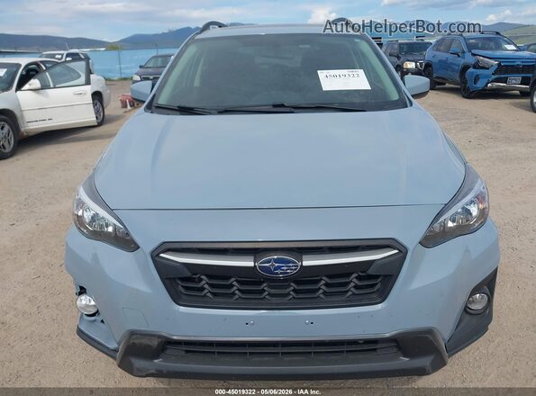 JF2GTACC3JH303733 2018 SUBARU CROSSTREK Blue Vista del cuadro de instrumentos