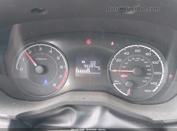 JF2GTACC3K9203868 2019 SUBARU CROSSTREK Gray Widok tylnych siedzeń