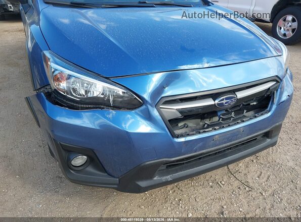 JF2GTACC8K8391664 2019 SUBARU CROSSTREK Blue Front view